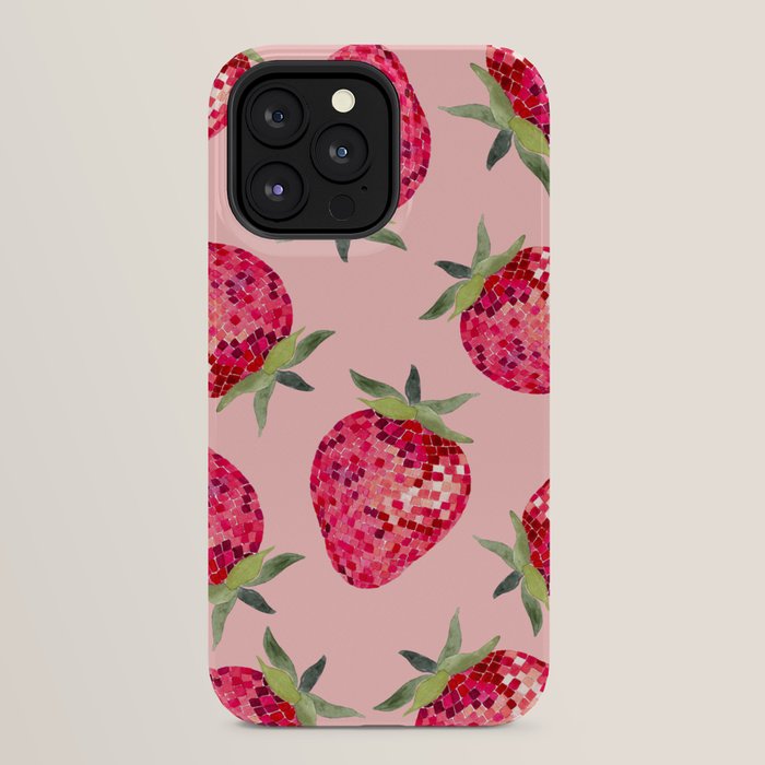 Disco Ball Strawberry iPhone Case Gallery Image 24