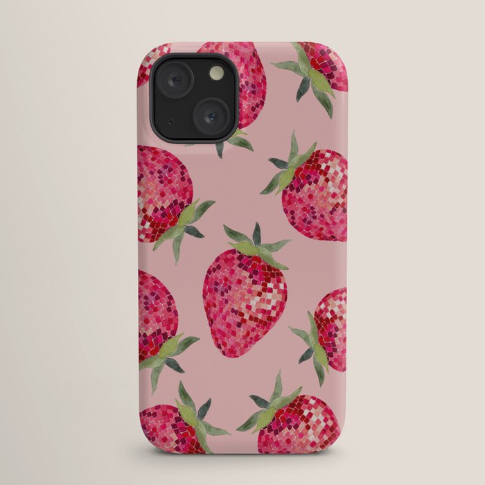 Disco Ball Strawberry iPhone Case Gallery Image 17