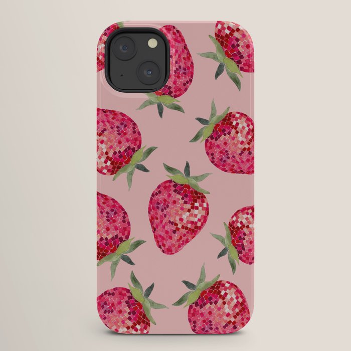 Disco Ball Strawberry iPhone Case Gallery Image 26