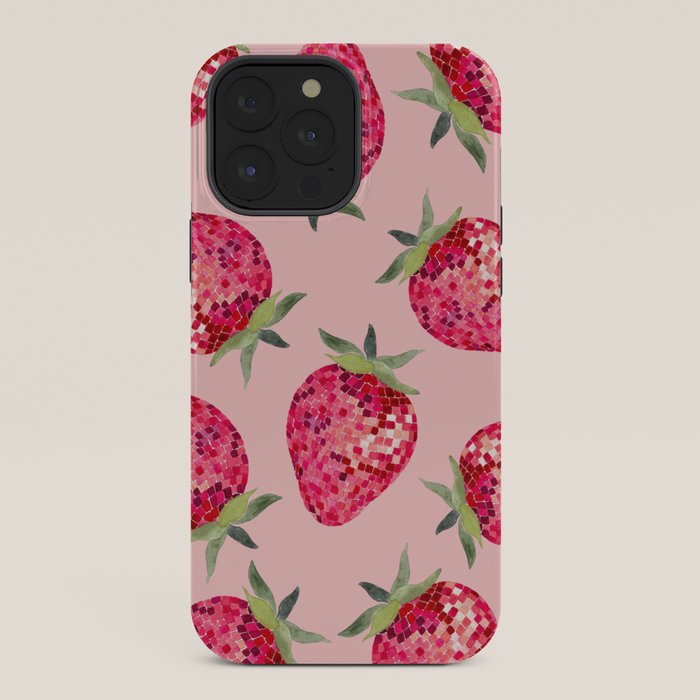 Disco Ball Strawberry iPhone Case Gallery Image 36
