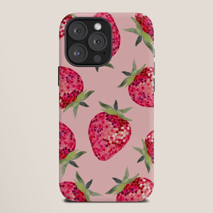 Disco Ball Strawberry iPhone Case Gallery Image 12