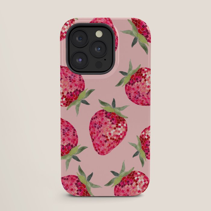 Disco Ball Strawberry iPhone Case Gallery Image 27
