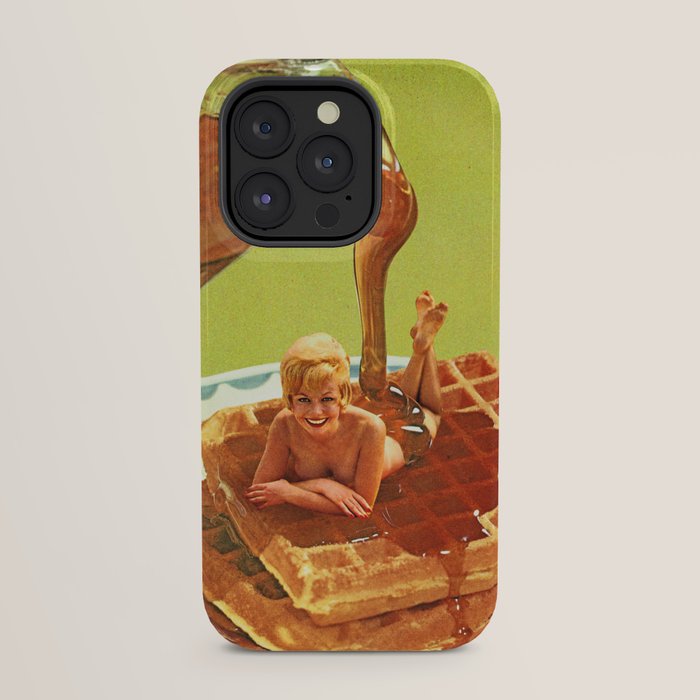 Pour some syrup on me - Breakfast Waffles iPhone Case Gallery Image 31
