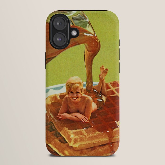 Pour some syrup on me - Breakfast Waffles iPhone Case Gallery Image 10