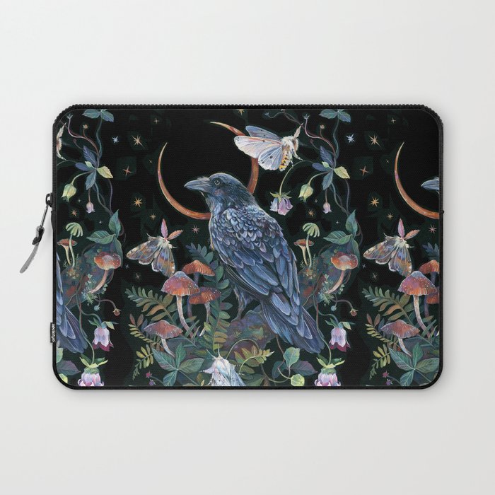 Moon Raven Laptop Sleeve Gallery Image 1