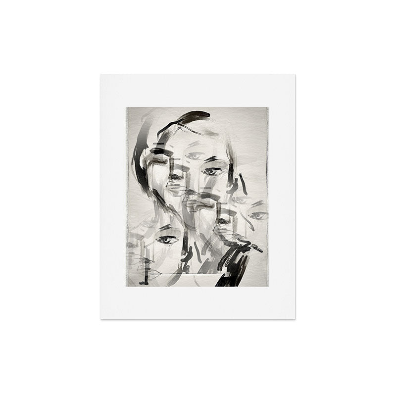 Abstract Portrait 4 Art Print Gallery Image 4
