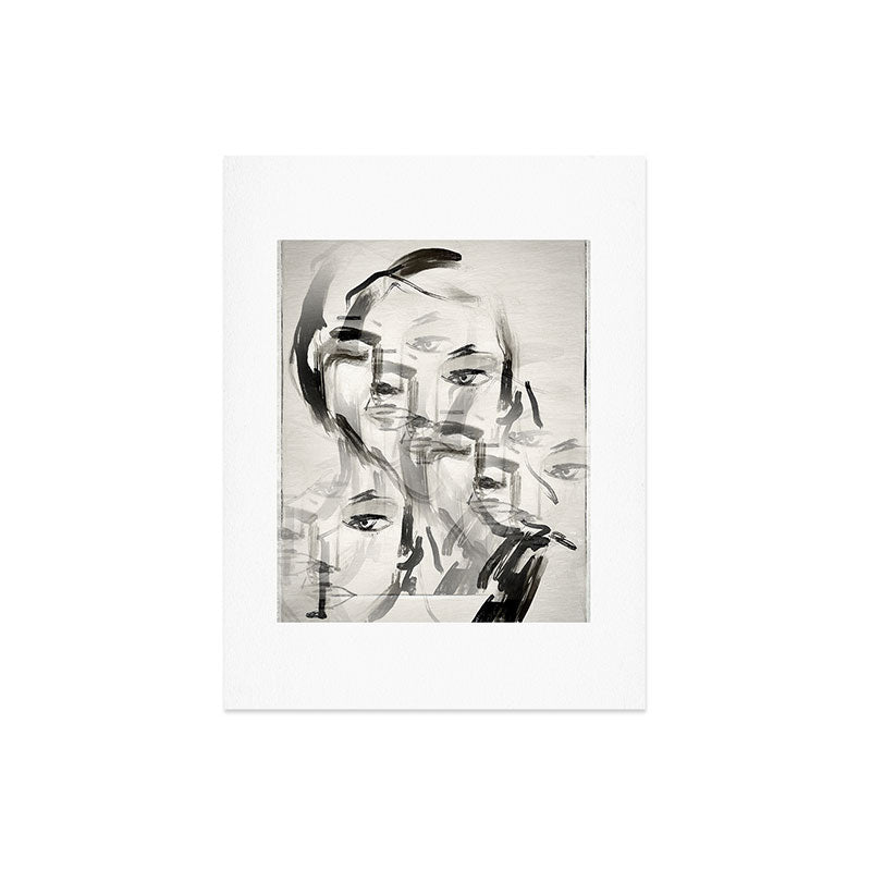 Abstract Portrait 4 Art Print Gallery Image 6