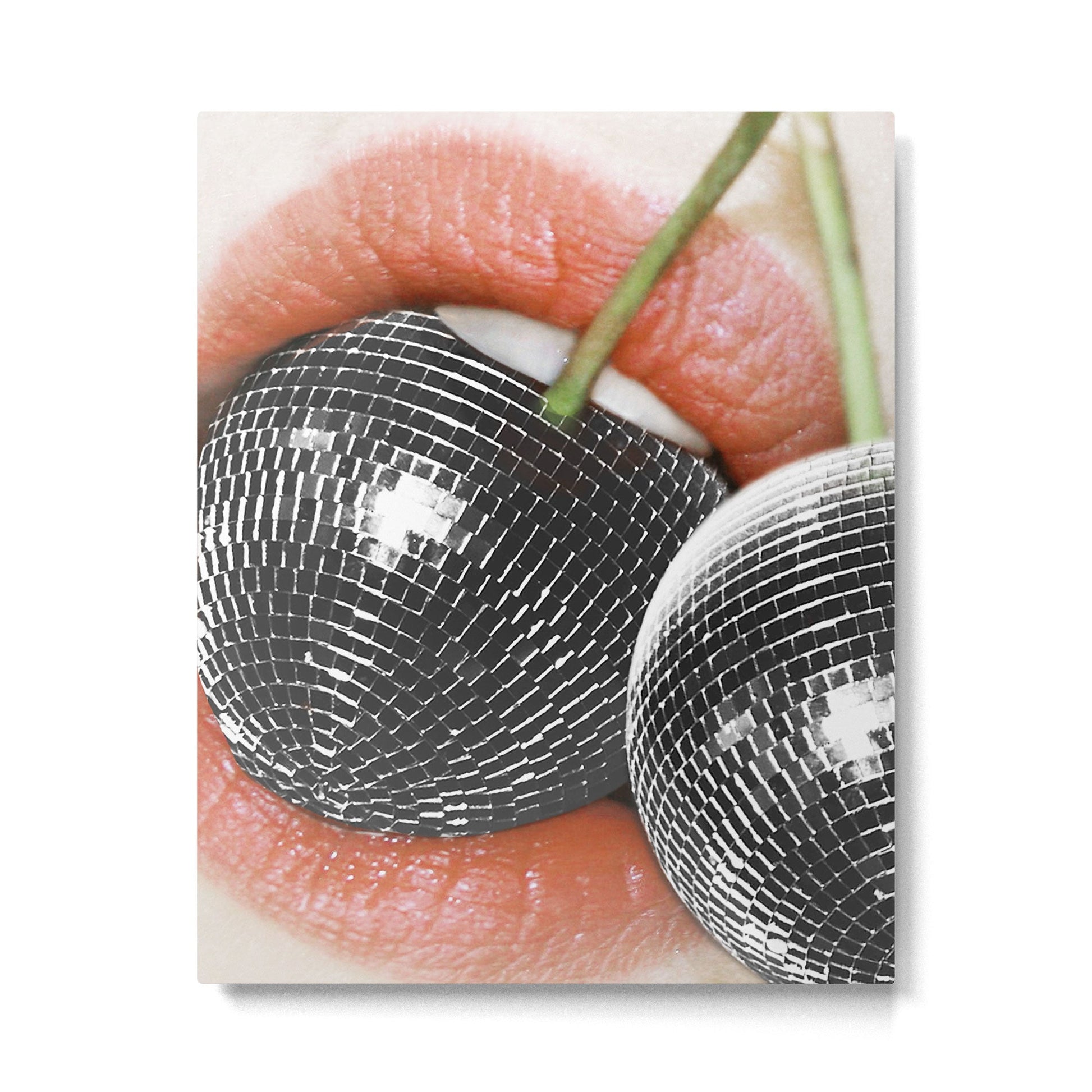 BITE me | Disco Cherry & Lips Metal Print Gallery Image 4