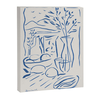 Mediterranean View Canvas Print Gallery Image 1