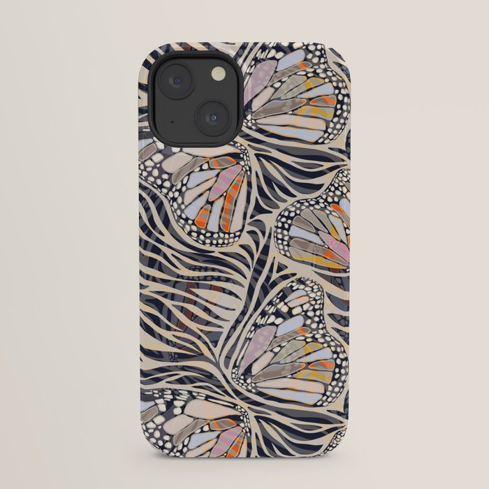 Abstract Retro Boho Butterfly Zebra Pattern â¢ Earthy Nature iPhone Case Gallery Image 29