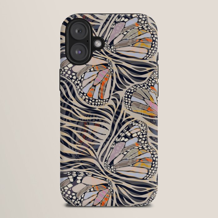 Abstract Retro Boho Butterfly Zebra Pattern â¢ Earthy Nature iPhone Case Gallery Image 10