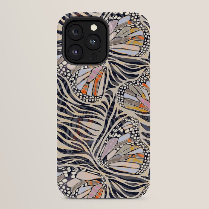 Abstract Retro Boho Butterfly Zebra Pattern â¢ Earthy Nature iPhone Case Gallery Image 32
