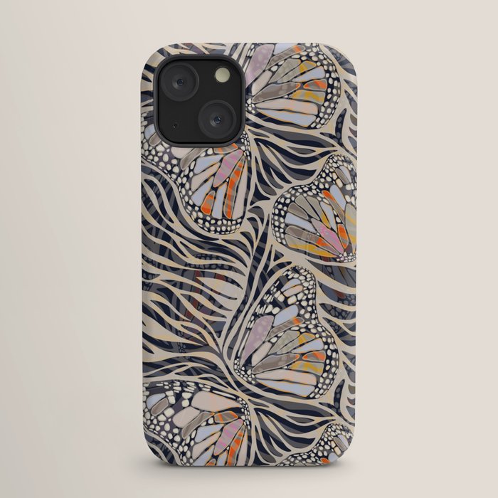 Abstract Retro Boho Butterfly Zebra Pattern â¢ Earthy Nature iPhone Case Gallery Image 17