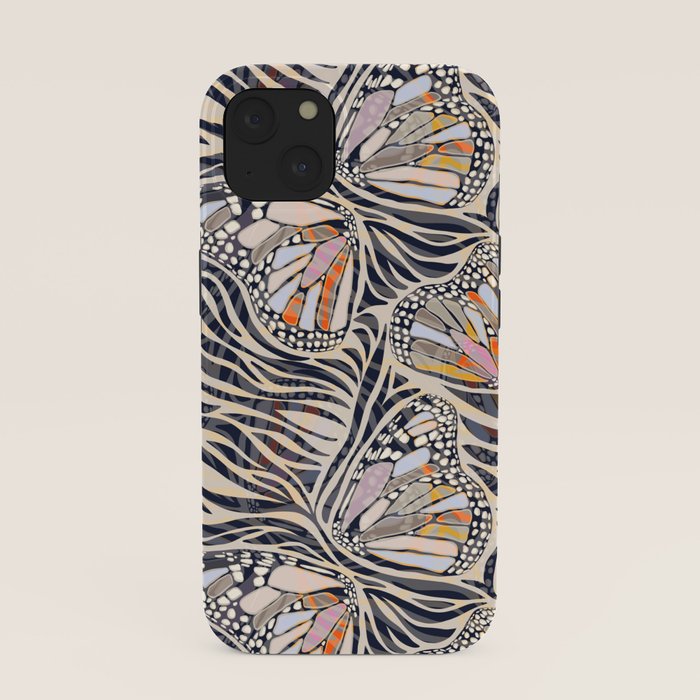 Abstract Retro Boho Butterfly Zebra Pattern â¢ Earthy Nature iPhone Case Gallery Image 37