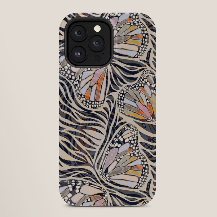 Abstract Retro Boho Butterfly Zebra Pattern â¢ Earthy Nature iPhone Case Gallery Image 28