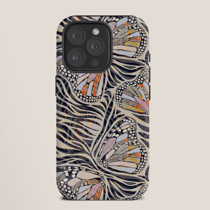 Abstract Retro Boho Butterfly Zebra Pattern â¢ Earthy Nature iPhone Case Gallery Image 11