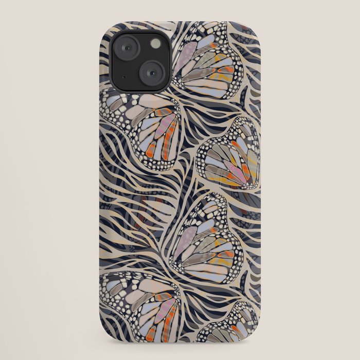 Abstract Retro Boho Butterfly Zebra Pattern â¢ Earthy Nature iPhone Case Gallery Image 18