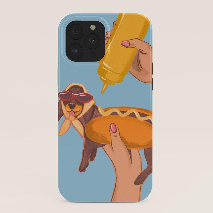 Hot Dog Dachshund Retro Pop Vintage-inspired art iPhone Case Gallery Image 40