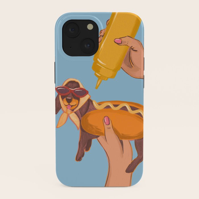 Hot Dog Dachshund Retro Pop Vintage-inspired art iPhone Case Gallery Image 38