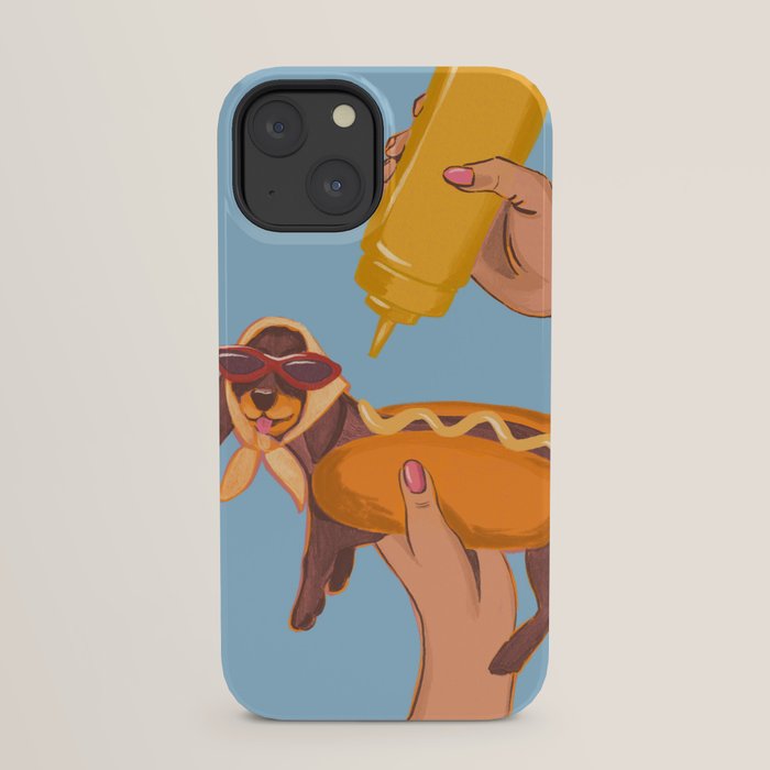 Hot Dog Dachshund Retro Pop Vintage-inspired art iPhone Case Gallery Image 21