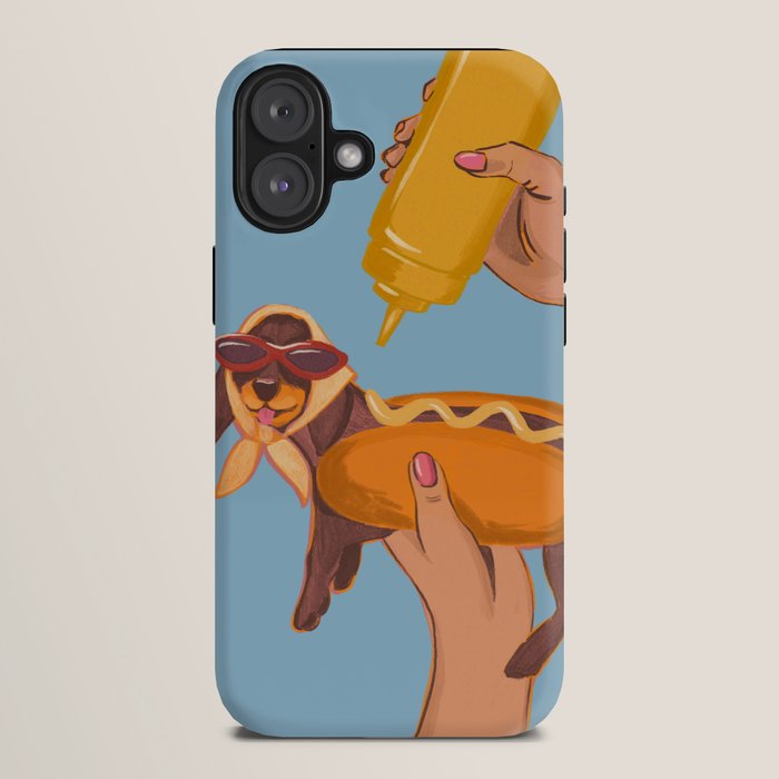 Hot Dog Dachshund Retro Pop Vintage-inspired art iPhone Case Gallery Image 10