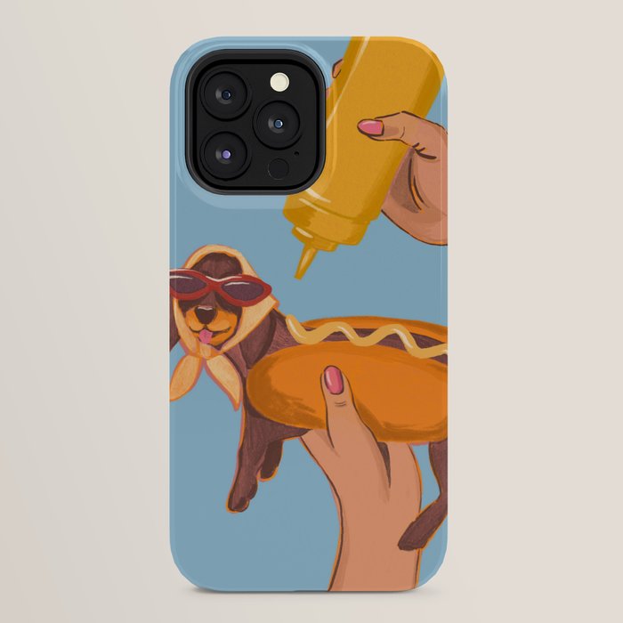 Hot Dog Dachshund Retro Pop Vintage-inspired art iPhone Case Gallery Image 32