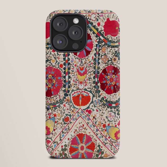 Lakai Suzani Uzbekistan Central Asian Embroidery Print iPhone Case Gallery Image 20