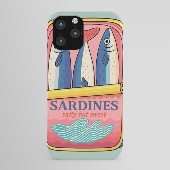 Tin of Love - Sardines in a Can with Heart Tail iPhone Case Gallery Image 43