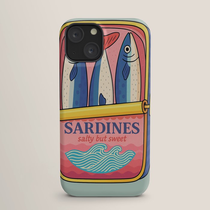 Tin of Love - Sardines in a Can with Heart Tail iPhone Case Gallery Image 17