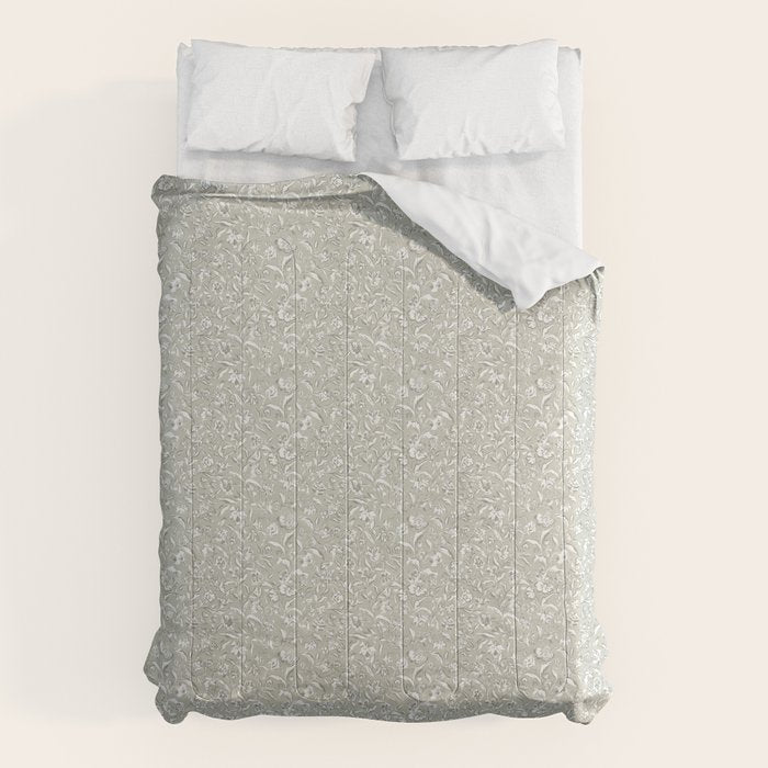 Painterly Florals - Sage Comforter Gallery Image 6