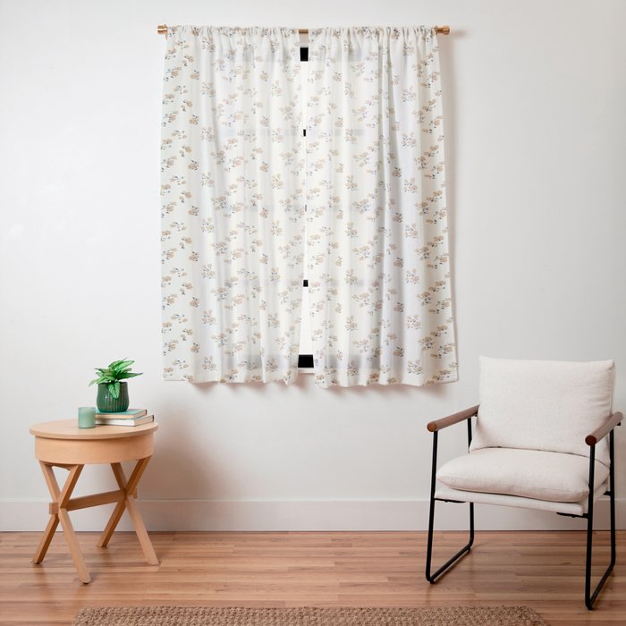 VINTAGE FLORAL NEUTRAL Window Curtain Gallery Image 11