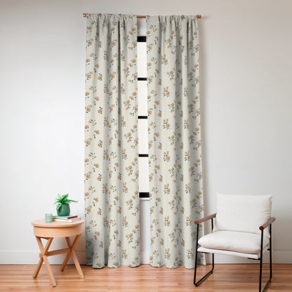 VINTAGE FLORAL NEUTRAL Window Curtain Gallery Image 4