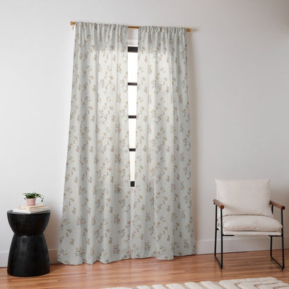 VINTAGE FLORAL NEUTRAL Window Curtain Gallery Image 14