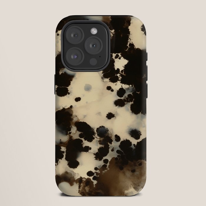 Black and White Tortoiseshell Pattern iPhone Case Gallery Image 11