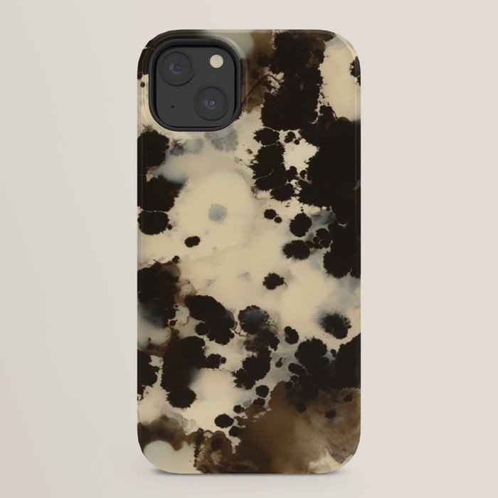 Black and White Tortoiseshell Pattern iPhone Case Gallery Image 22