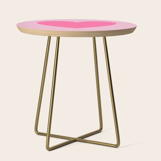 Pink Heart Side Table Gallery Image 1