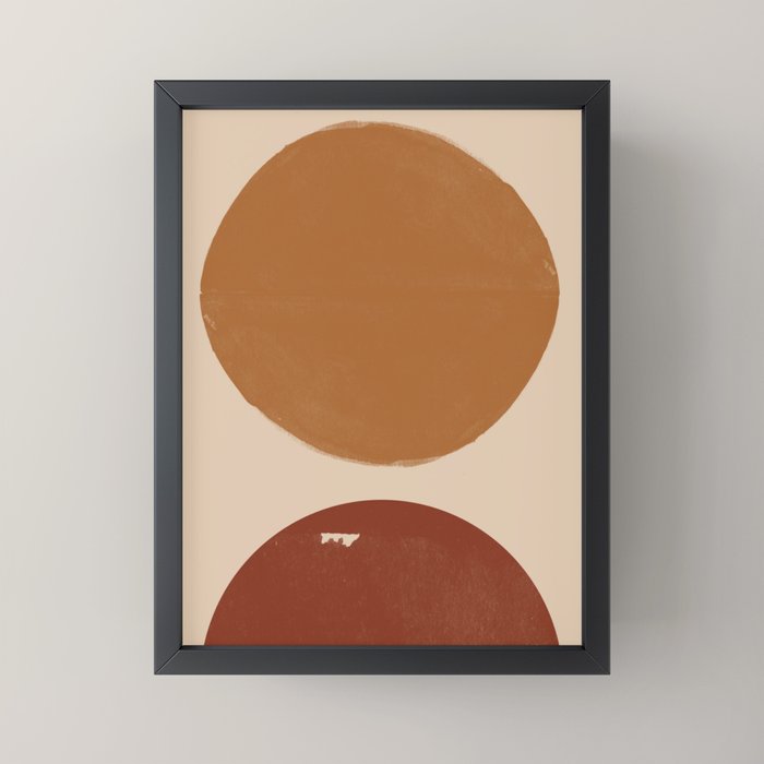 Burnt Orange Sun, New Boho Mini Art Print Gallery Image 3
