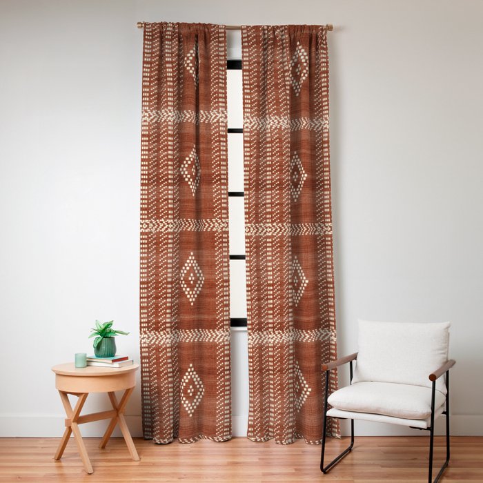 Musa in Rust Window Curtain Gallery Image 4