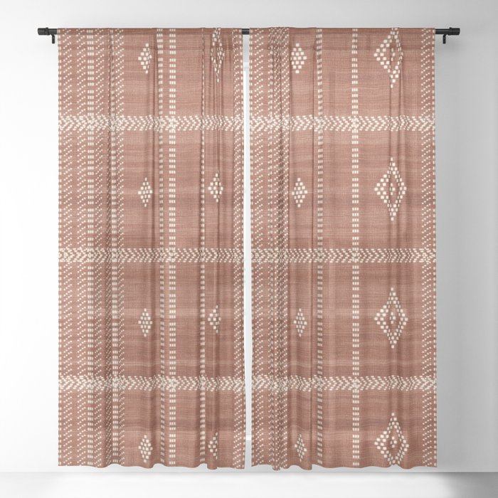 Musa in Rust Window Curtain Gallery Image 21