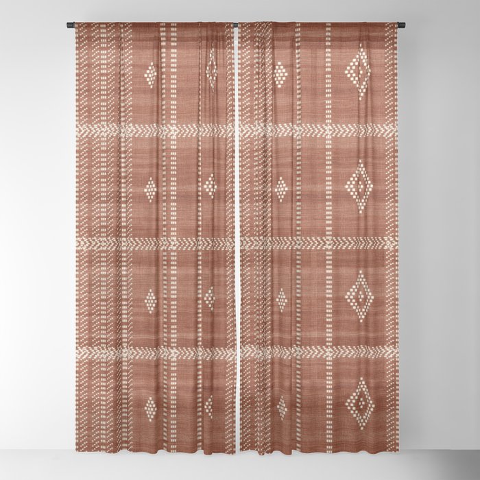 Musa in Rust Window Curtain Gallery Image 18
