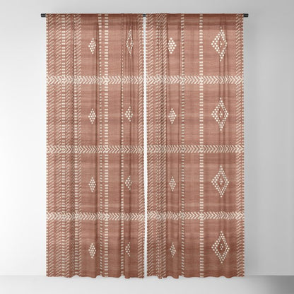 Musa in Rust Window Curtain Gallery Image 18