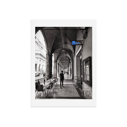 Black and white Bologna Street Photography Art Print Gallery Image 7