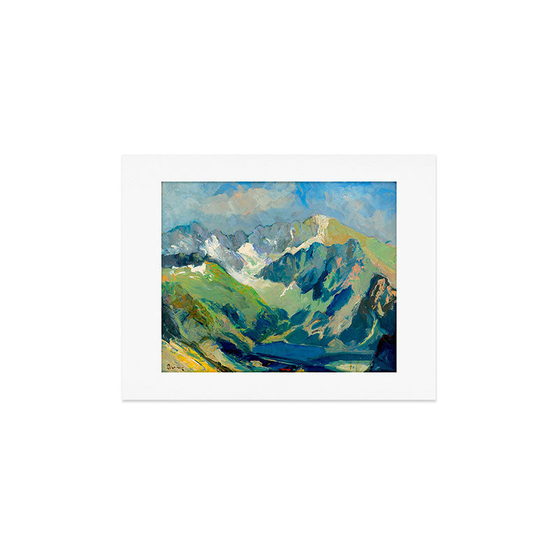Mountain Landscape Oil Painting Art Print Gallery Image 2