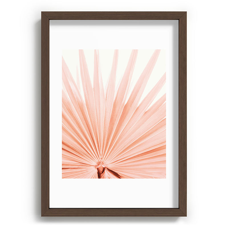 Blush Pink Fan Palm Framed Art Print Gallery Image 65