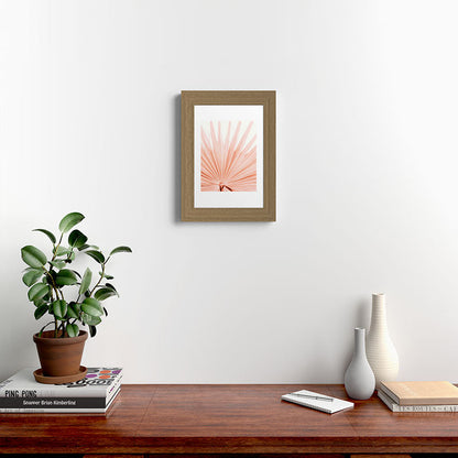Blush Pink Fan Palm Framed Art Print Gallery Image 38