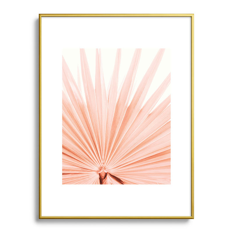 Blush Pink Fan Palm Framed Art Print Gallery Image 91
