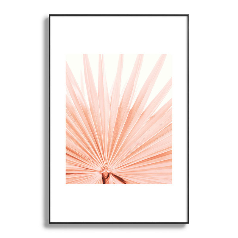 Blush Pink Fan Palm Framed Art Print Gallery Image 87
