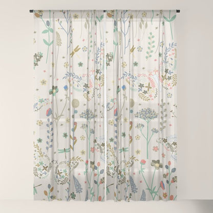 Wildflower Meadow Window Curtain Gallery Image 18