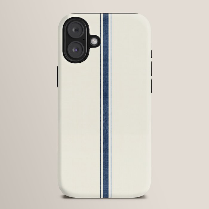Farmhouse Stripe in Navy Blue iPhone Case Gallery Image 14