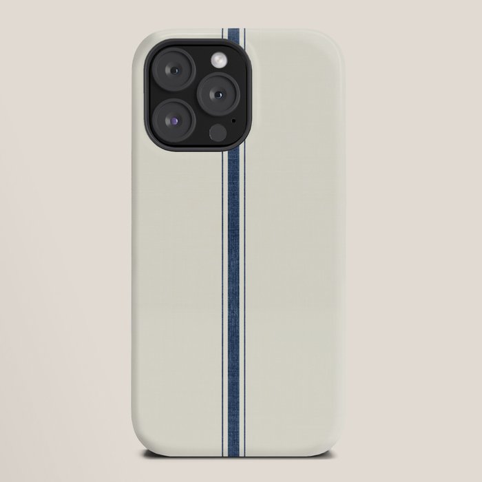 Farmhouse Stripe in Navy Blue iPhone Case Gallery Image 20
